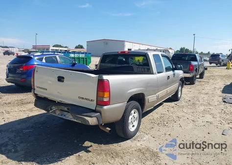 1999 Chevrolet Silverado 1500 Ls из США, поврежденный, VIN 2GCEC19V1X1186227